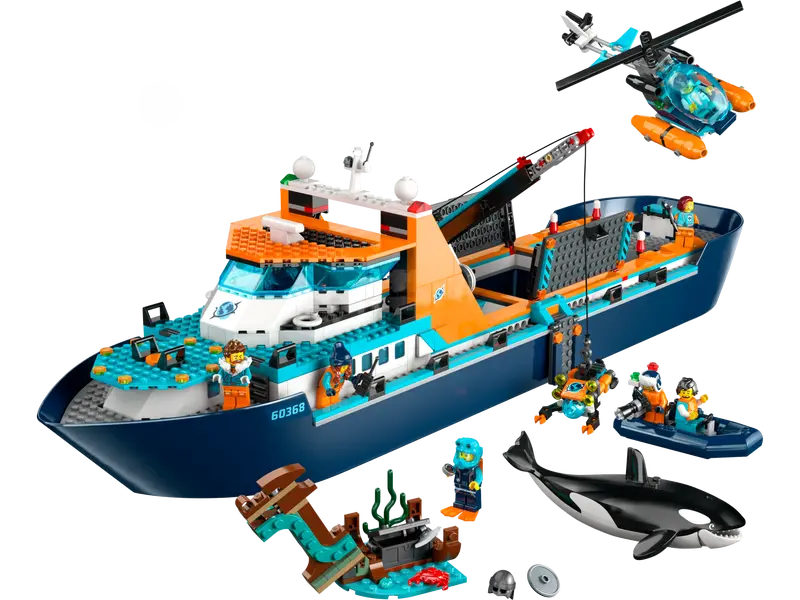 LEGO Bricklink Great Fishing Boat Speedbuild 