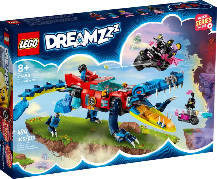 LEGO DREAMZzz Mrs. Castillo’s Turtle Van, 2-in-1 Building Toy Vehicle  Playset for Kids, Boys, and Girls Ages 7+, 71456