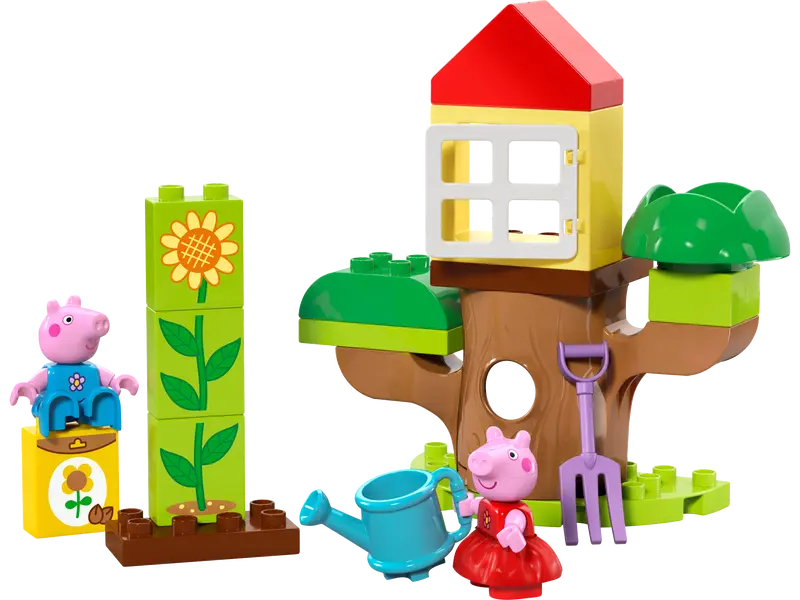 10431 Peppa Pig Garden and Tree House – Box Of Bricks