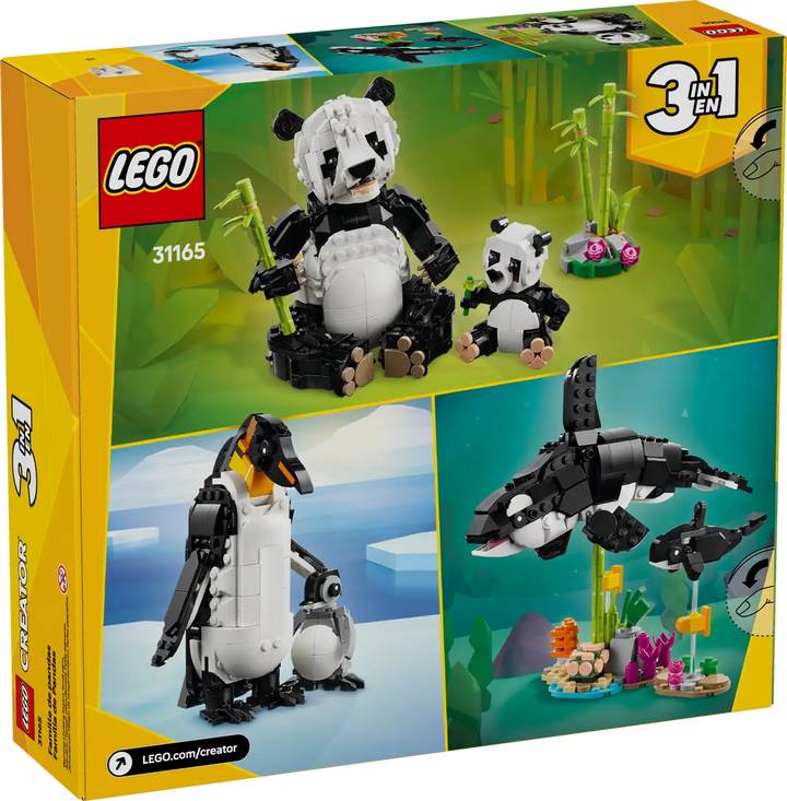 31165 Wild Animals: Panda Family