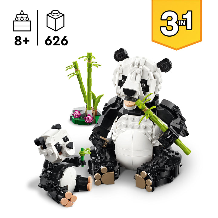 31165 Wild Animals: Panda Family