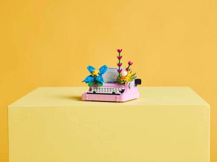 31169 Typewriter with Flowers