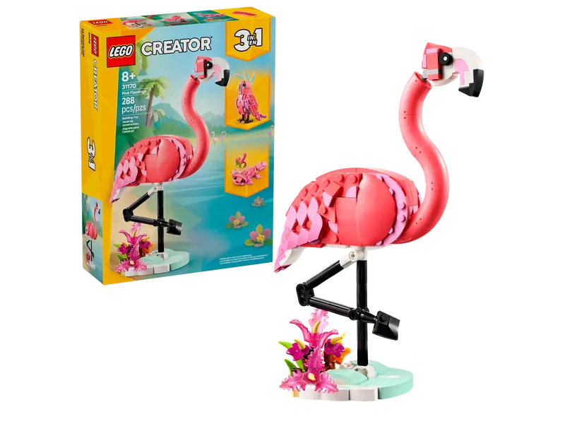 31170 Wild Animals: Pink Flamingo