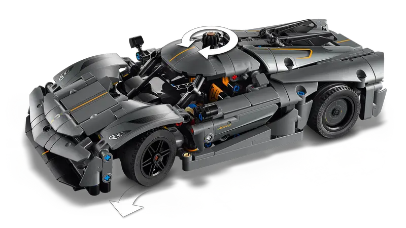 42173 Koenigsegg Jesko Absolut Gray Hypercar