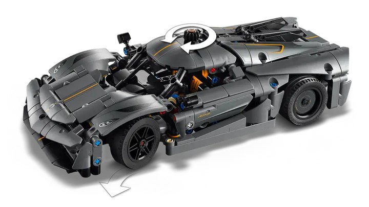 42173 Koenigsegg Jesko Absolut Gray Hypercar