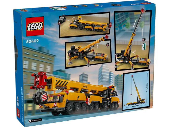 60409 Yellow Mobile Construction Crane