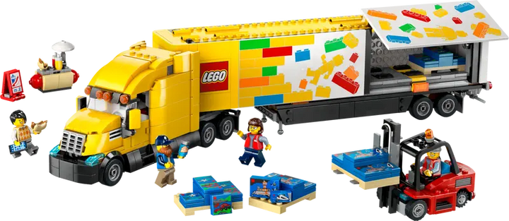 60440 Yellow Delivery Truck