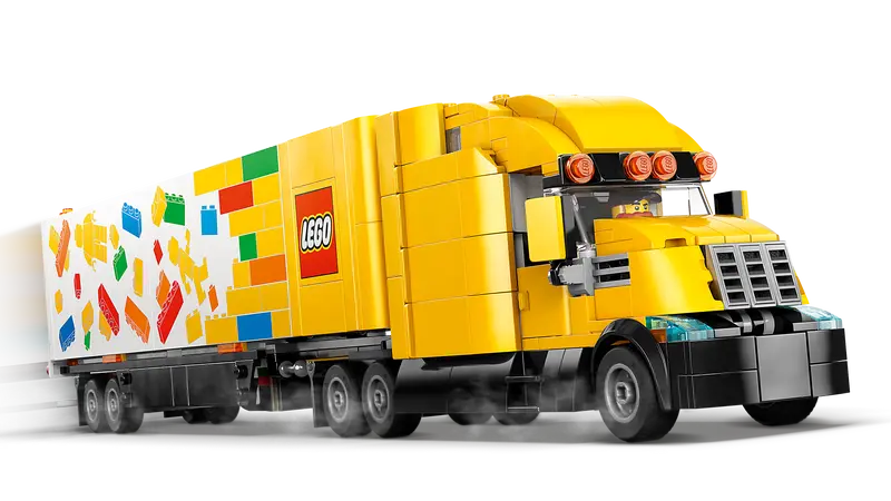 60440 Yellow Delivery Truck