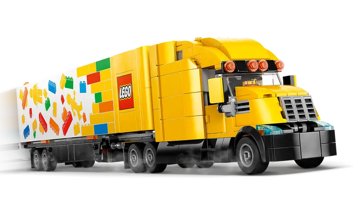 60440 Yellow Delivery Truck