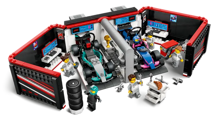 60444 F1® Garage & Mercedes-AMG & Alpine Cars