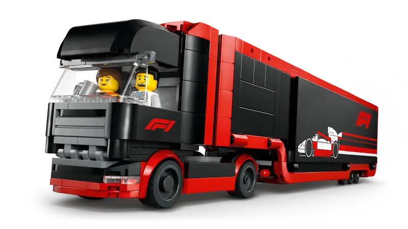 60445 F1® Truck with RB20 & AMR24 F1® Cars