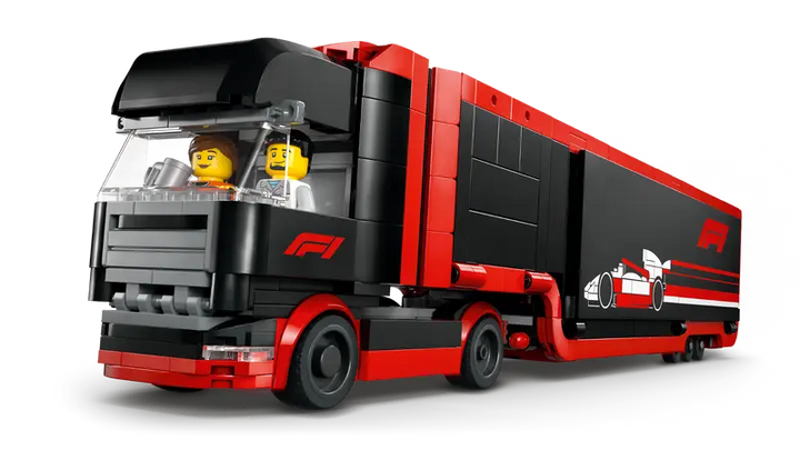 60445 F1® Truck with RB20 & AMR24 F1® Cars