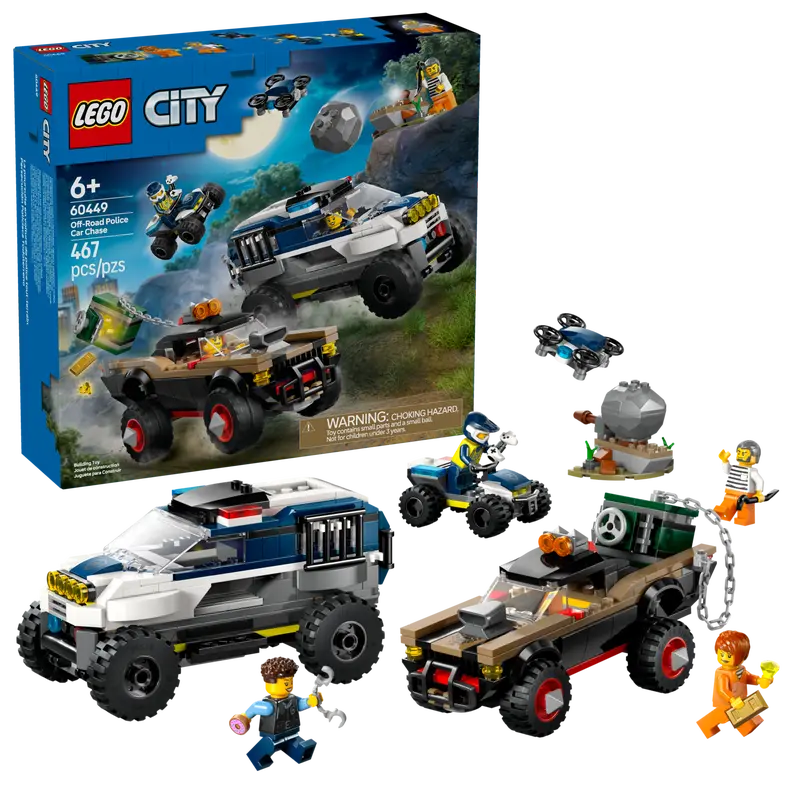 60449 Off-Road Police Car Chase