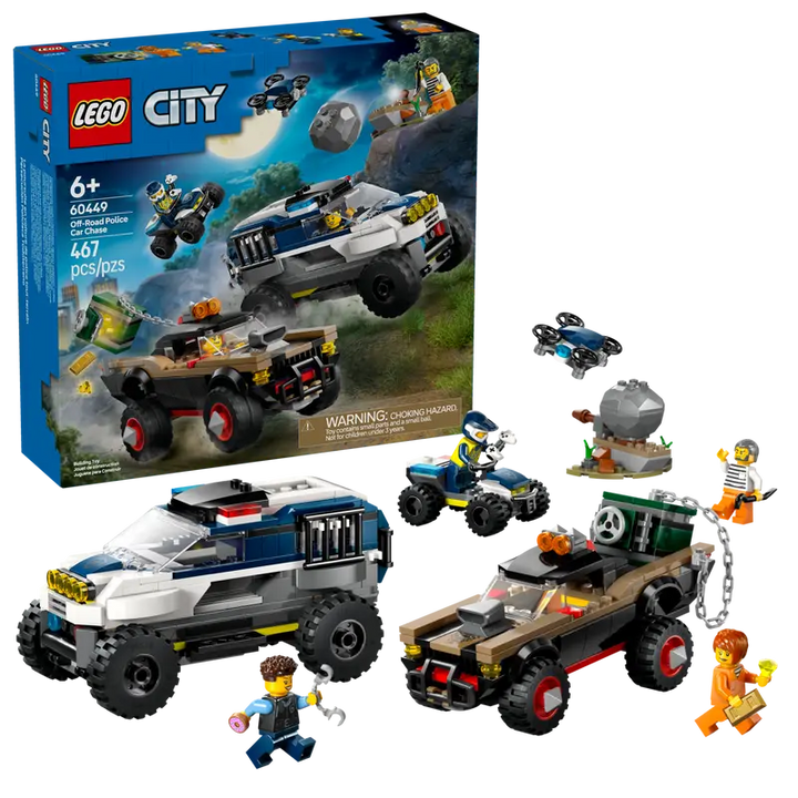 60449 Off-Road Police Car Chase