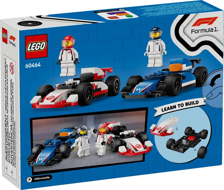 60464 F1® Williams Racing & Haas F1® Race Cars