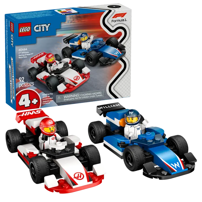 60464 F1® Williams Racing & Haas F1® Race Cars