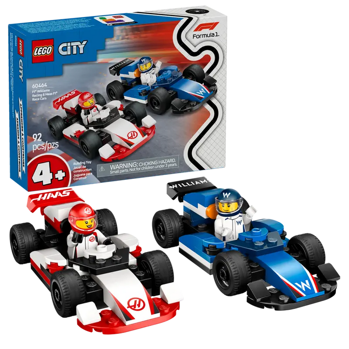 60464 F1® Williams Racing & Haas F1® Race Cars