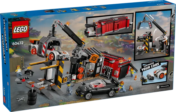 60472 Scrapyard with Cars