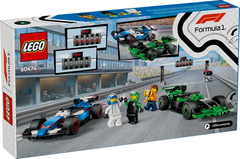 60474 F1® Grid with VCARB & Sauber Race Cars