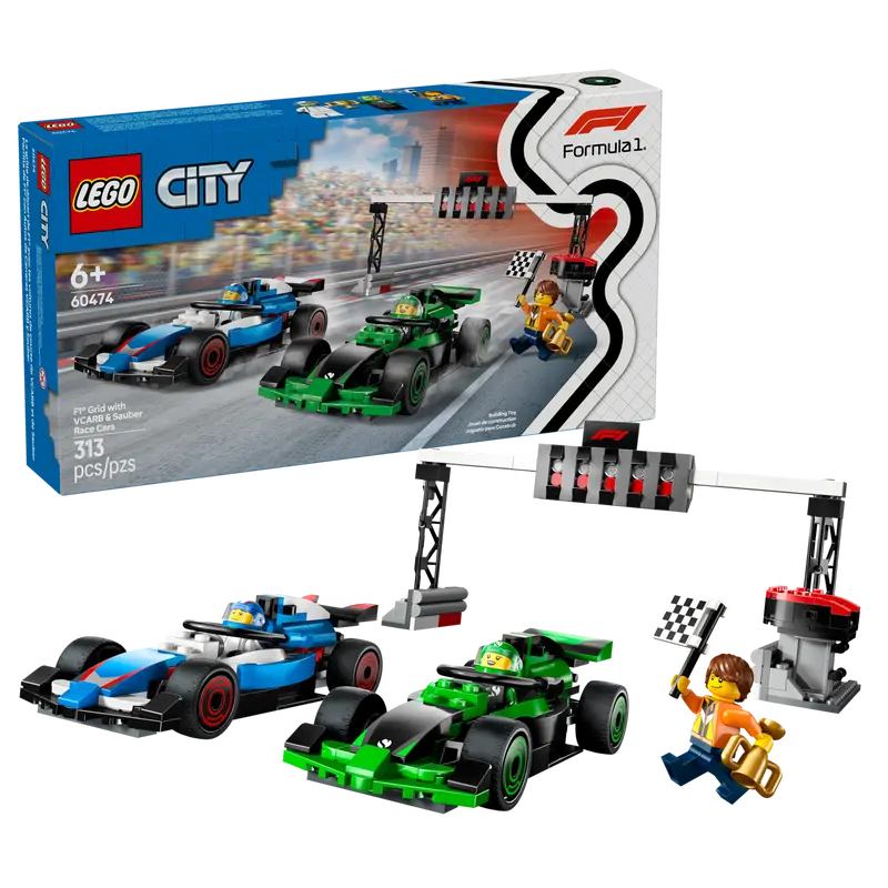 60474 F1® Grid with VCARB & Sauber Race Cars