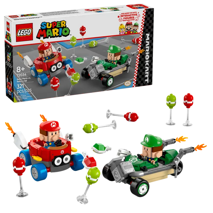 72034 Mario Kart™ – Baby Mario vs. Baby Luigi