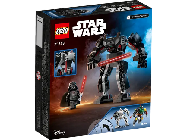 LEGO Star Wars TIE Bomber Model Building Kit, Star Wars Toy Starfighter  with Gonk Droid Figure, Darth Vader Minifigure and Lightsaber, Collectible