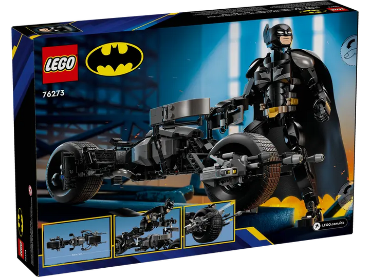 76273 Batman™ Construction Figure and the Bat-Pod Bike