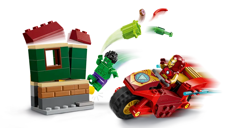 76287 Iron Man with Bike and The Hulk