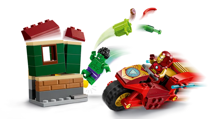 76287 Iron Man with Bike and The Hulk