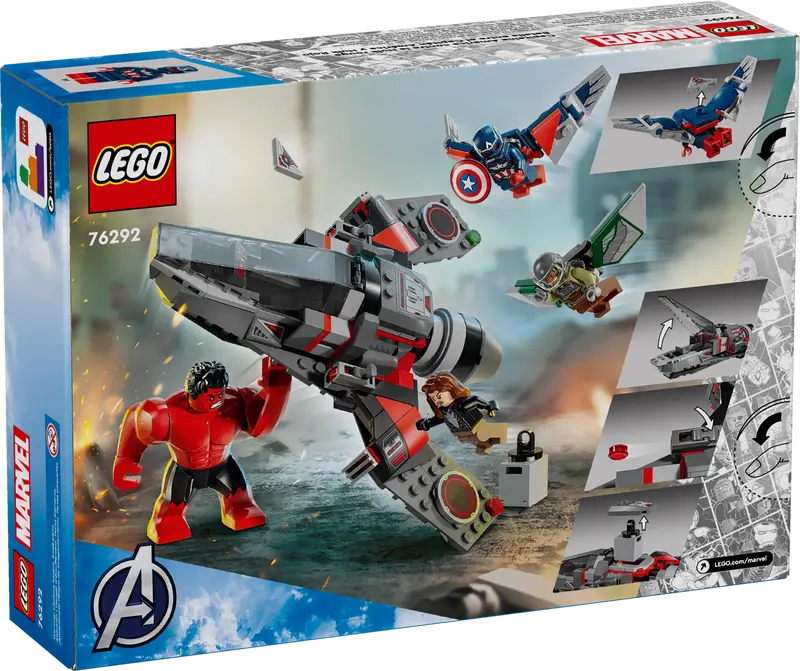 76292 Captain America vs. Red Hulk Battle