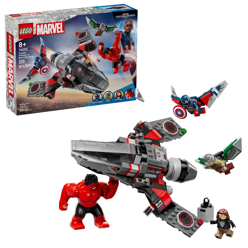 76292 Captain America vs. Red Hulk Battle