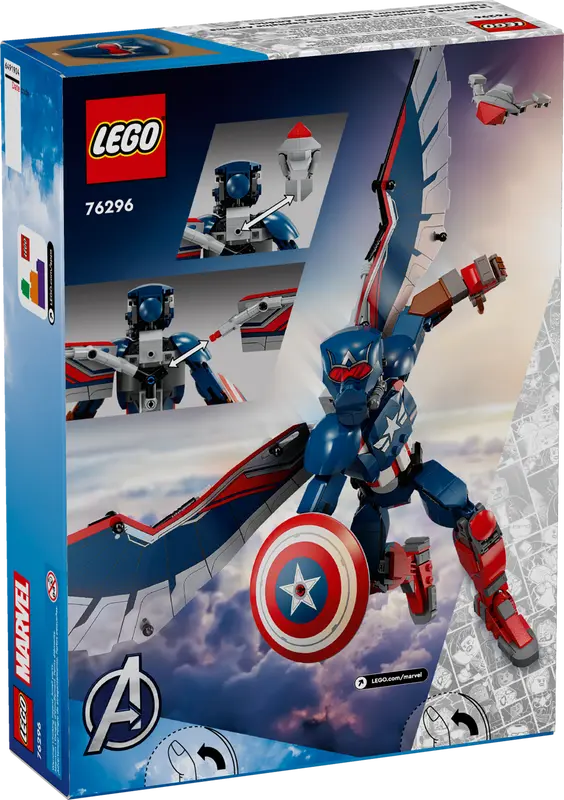 76296 New Captain America Construction Figure