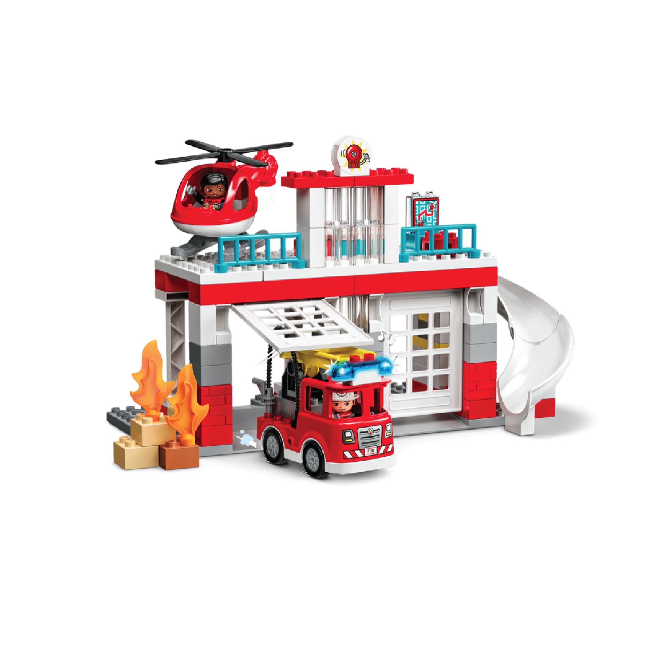 Big lego hot sale fire truck