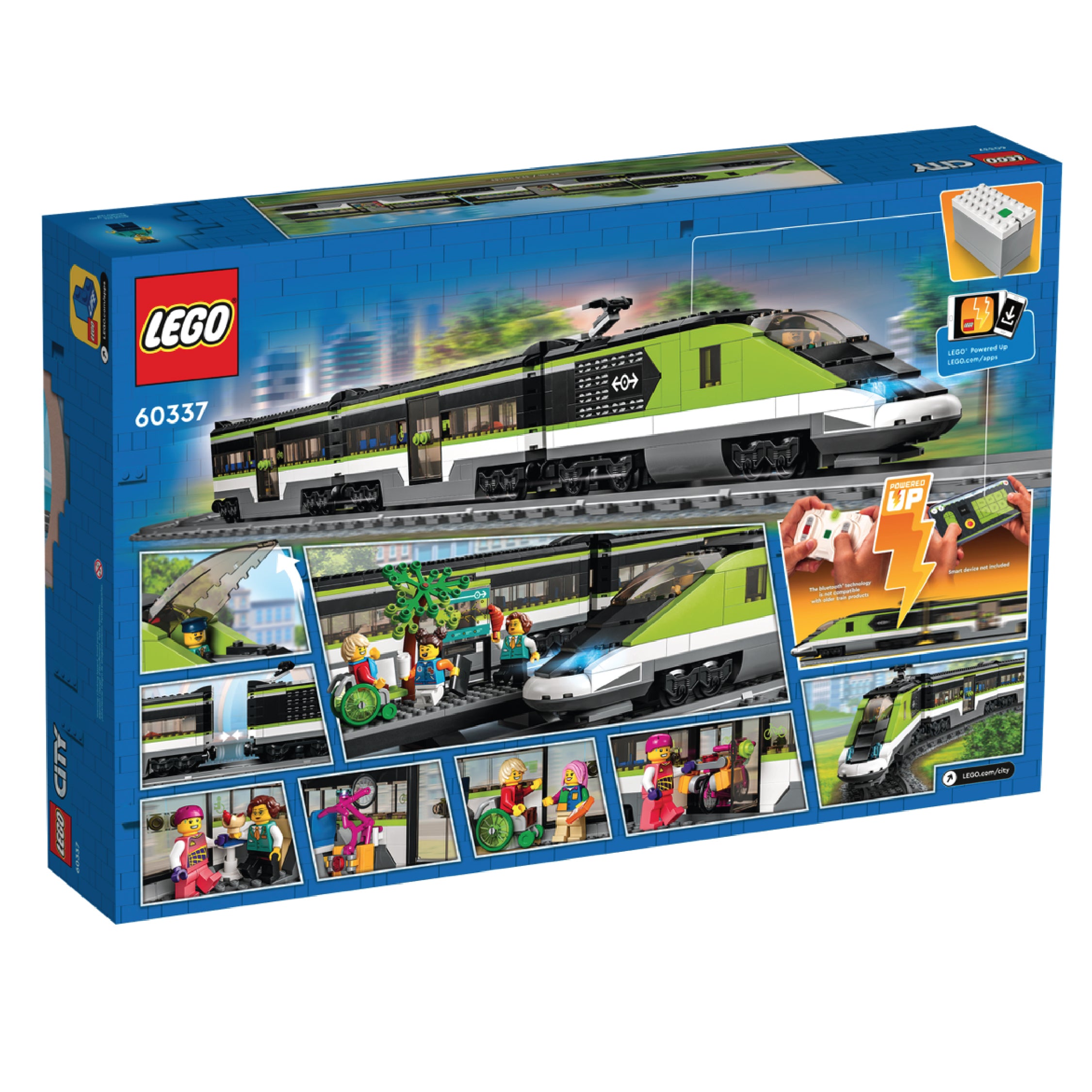 Power up lego train sale